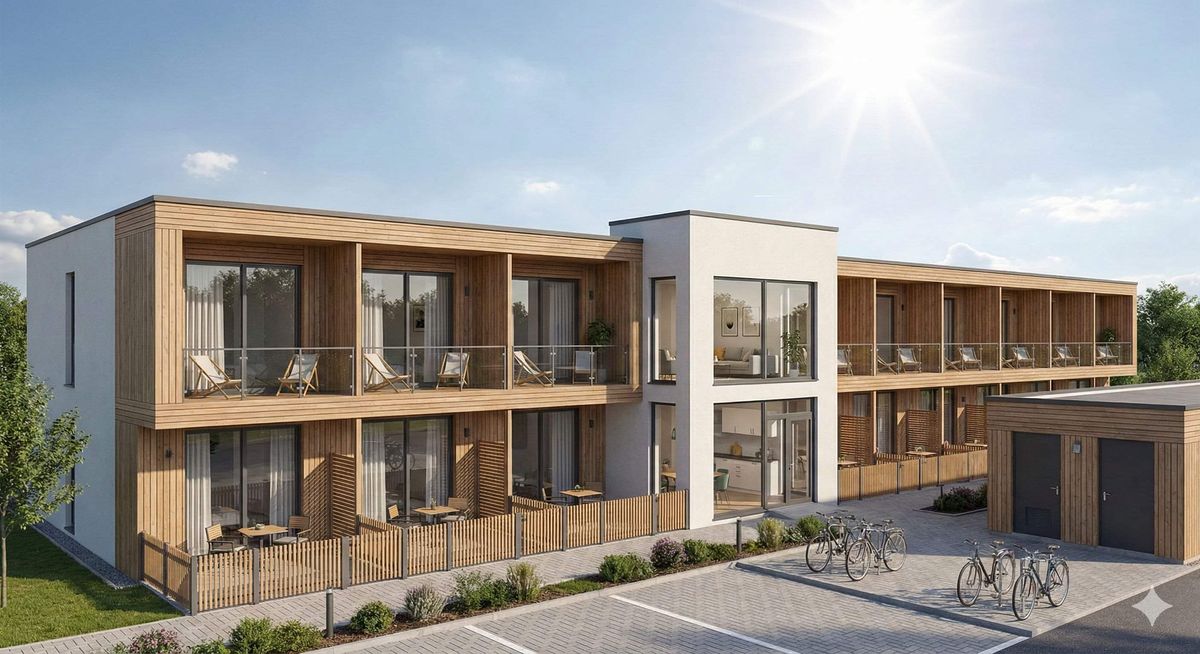 Completed Build-to-Rent property exterior